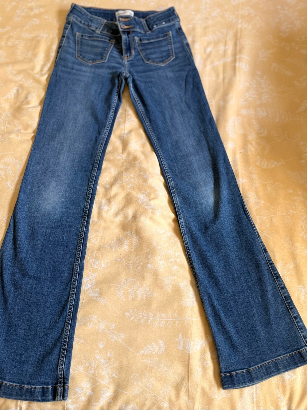 abercrombie kids Dark Blue Flare Jeans